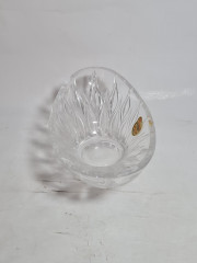 Салатница винтажная Joska / Waldglashutte Bodenmais большая, хрусталь, 21 х 12 см, Германия, 1960-70гг.