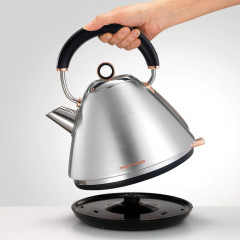 Morphy Richards Morphy Richards Wasserkocher Morphy Richards PYRAMID 1.5 Liter, kabellos, 3000 W, Gold Rose  Morphy Richards Чайник Morphy Richards PYRAMID 1,5 л, беспроводной, 3000 Вт, золотисто-розовый