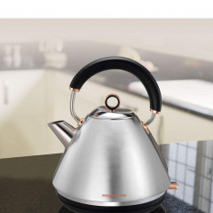 Morphy Richards Morphy Richards Wasserkocher Morphy Richards PYRAMID 1.5 Liter, kabellos, 3000 W, Gold Rose  Morphy Richards Чайник Morphy Richards PYRAMID 1,5 л, беспроводной, 3000 Вт, золотисто-розовый