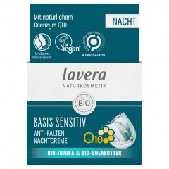 lavera Basis Sensitive Anti-Falten Nachtcreme Q10 Basis Sensitive Ночной крем против морщин Q10