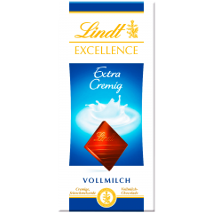 Lindt Excellence Extra cremig Vollmilch Молочный шоколад 100г