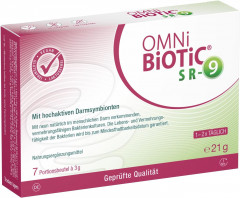 OMNI BIOTIC SR-9 7st, Комплекс бактерий Омни Биотик при стрессах, расстройствах и тревоге: 9 штаммов + Витамины группы В, 7 саше