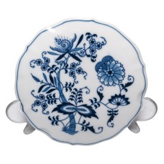 Blue Danube Lipper&amp;Mann, Голубой Дунай Винтажная фарфоровая Подставка под горячее, 15см, Япония