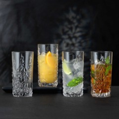 Nachtmann Nachtmann Sculpture Longdrink Glas Set 4-tlg.420 ml / h: 15,4 cm Набор стаканов для длинных напитков Nachtmann Sculpture из 4 предметов, 420 мл / высота: 15,4 см