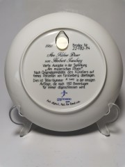 Furstenberg, Коллекционная Тарелка, ограниченный тираж, репродукция картины Герберта Изенберга &quot;У Кёльнского Собора&quot;, 20см, Германия 1988г.