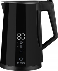 ECG ECG Wasserkocher RK 1893 Digitouch Black, 1,7 l, 2200 W, 5 Temperaturmodi, Hochwertige STRIX-Technologie ЭКГ-чайник RK 1893 Digitouch Black, 1,7 л, 2200 Вт, 5 температурных режимов, качественная технология STRIX