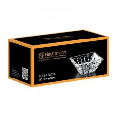 Nachtmann Nachtmann Bossa Nova Dipschale Set 4-tlg. d: 8,5 cm / h: 3,6 cm Набор чаш Nachtmann Bossa Nova из 4 предметов. д: 8,5 см / ч: 3,6 см