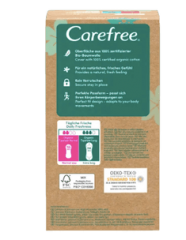 Carefree  Slipeinlagen Organic Cotton Normal 30 St, Карефри Ежедневные прокладки из органического хлопка Normal 30шт, 50 упаковок (1500 штук)