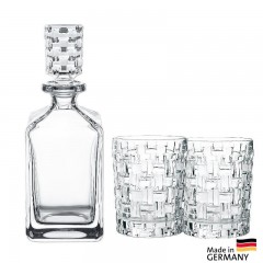 Nachtmann Bossa Nova Whisky Glas Set, Нахтман Босса Нова Набор для виски декантер + два стакана