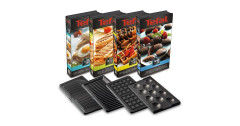 Tefal Tefal Snack Collection Set SW854D, Sandwichmaker edelstahl/schwarz, 700 Watt, mit 4 Platten-Sets  edelstahl/schwarz Tefal Snack Collection Set SW854D, сэндвичница, нержавеющая сталь/черный, 700 Вт, с 4 наборами тарелок