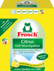 Frosch Универсальный стиральный порошок	 Порошок Цитрусовые, 18 загрузок
