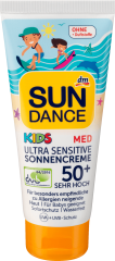 SUNDANCE Sonnencreme Солнцезащитный крем KIDS MED Ultra Sensitiv LSF 50+, 100 мл