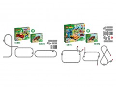 Lego Eisenbahnbrucke und Schienen Железнодорожный мост и рельсы