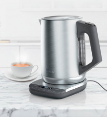 NINJA NINJA Wasserkocher KT201EU, 1,7 l, 3000 W, 40-100 °C, Edelstahl  Чайник NINJA KT201EU, 1,7 л, 3000 Вт, 40-100 °С, нержавеющая сталь