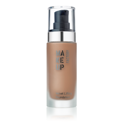 Антивозрастная бархатная тональная основа Make Up Factory Velvet Lifting Foundation, оттенок 45 Dark Chocolate