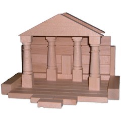 Holzspielzeug Baukasten Domizil 2 natur Деревянный конструктор для игрушек домициль 2 натуральный