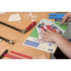 Pebaro Laubsagevorlage Feuerwehrauto Шаблон лепнины пожарной машины