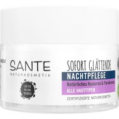 Sante Sofort glattende Nachtpflege naturliches Hyaluron &amp; Parakresse  Мгновенно разглаживающий ночной уход с натуральной гиалуроновой кислотой и паракрессом