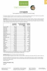 Krauterhaus Sanct Bernhardt A-Z Capsules Мультивитаминно-минеральный комплек 24 жизненно важных вещества один раз в день, 150 капсул