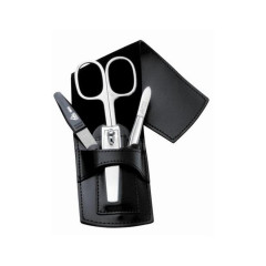 ERBE Design-Etui, 4-teilig, schwarz  Дизайнерский кейс, 4 шт., черный