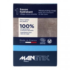 MANETIK Body. Face &amp; Beard Soap Moisturizing 100g  Тело. Мыло для лица и бороды увлажняющее 100г