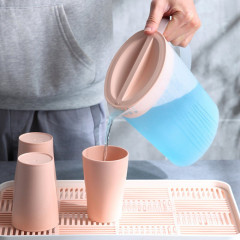 Jormftte Jormftte Wasserkocher Kunststoff-Wasserflasche mit Deckel Чайник Jormftte Пластиковая бутылка для воды с крышкой