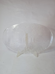 Studio Nova Sun Valley Стеклянное овальное блюдо &quot;Деревья&quot;, 43 x 27 см, Германия, 1960-70гг.