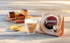Senseo Kaffeepads Cappuccino Caramel, Сенсео Кофе в чалдах Капучино Карамель, 8 штук, 92 г