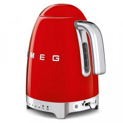 SMEG SMEG Wasserkocher SMEG Wasserkocher mit Temperatureinstellung 50-100°C Edelstahl Kocher, 2400,00 W, 360°Basis elektrischer Wasser Kocher mit Temperatureinstellung Metall Чайник SMEG Чайник SMEG с регулировкой температуры 50-100°C Плита из нержавеюще