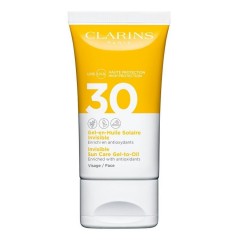 Clarins Gel-en-Huile Solaire Invisible Visage LSF 30  Gel-en-Huile Solaire Invisible Visage SPF 30