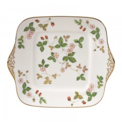 Wedgwood Wedgwood 'Wild Strawberry' Kuchenteller eckig 27 cm Wedgwood &quot;Wild Strawberry&quot; Тарелка для торта квадратная 27 см