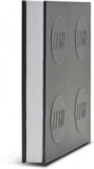 LEGO Notizheft LEGO, verschliessbar, inkl. Gelstift, schwarz Блокнот LEGO, запираемый, с гелевой ручкой, черный