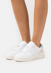 Tommy Hilfiger BASKET  Trainers white/galvanicgreen КОРЗИНА кроссовки белый/гальванический зеленый
