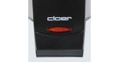 Cloer Cloer Waffeleisen 1629 silber/schwarz, 930 Watt  silber/schwarz Вафельница Cloer 1629 серебристый/черный, 930 Вт