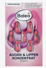 Balea Konzentrat Augen &amp; Lippen, Балеа капсулы для Кожи вокруг глаз и губ в капсулах, 1 упаковка (7 штук)