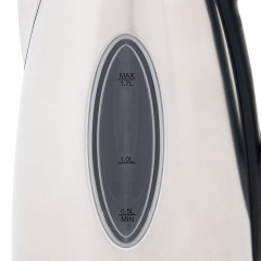 Deuba Deuba Wasserkocher, 1.7 l, 2200 W, Edelstahl LED Glas BPA-Frei Kabellos Kalkfilter Uberhitzungsschutz Schwarz Чайник Deuba, 1,7 л, 2200 Вт, нержавеющая сталь, светодиодное стекло, беспроводной фильтр от накипи, без BPA, защита от перегрева