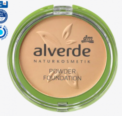 alverde NATURKOSMETIK Make-up Powder Foundation soft ivory 10, 10 g Тональная пудра для макияжа