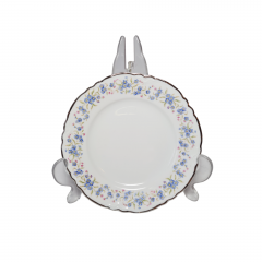 Hutschenreuther Bavaria Набор фарфоровых тарелок &quot;Незабудки&quot;, 5 шт х 15,5 x 2 см, Германия, 1960-70гг.