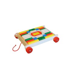 Bauwagen mit 36 Bausteinen NEU Строительный трейлер с 36 строительными блоками НОВИНКА