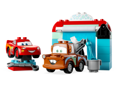 Lego Lightning McQueen und Mater in der Waschanlage Молния МакКуин и Мэтр на автомойке