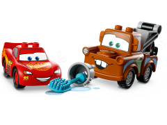 Lego Lightning McQueen und Mater in der Waschanlage Молния МакКуин и Мэтр на автомойке