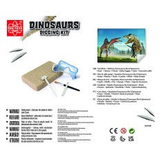 Edu-Toys Grosses Dinosaurier Ausgrabungsset Tyrannosaurus Rex und Spinosaurus in schwerem Sandblock 2in1 Большой набор для раскопок динозавров Tyrannosaurus Rex и Spinosaurus в тяжелом песчаном блоке 2in1