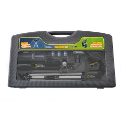 National Geographic Kompakt Teleskop + Mikroskop mit Smartphonehalterung Компактный телескоп + микроскоп с держателем для смартфона