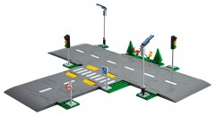 Lego Strassenkreuzung mit Ampeln Перекрёсток со светофором