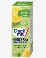 Denkmit Lufterfrischer Mini-Spray Fresh Lemon Nachfüllpack, 25 ml Мини-аэрозоль Fresh Lemon, 24 мл