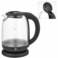 Lentz Lentz Wasserkocher Wasserkocher 1,7 Liter Glas Schwarz, 1.7 l  Чайник Lentz чайник 1,7 л стекло черный, 1,7 л