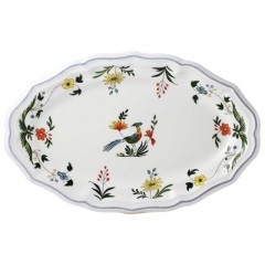 Gien Fayencerie Gien 'Oiseaux Paradis' Platte oval 41 x 26,2 cm Gien &quot;Oiseaux Paradis&quot; Блюдо овальное 41 x 26,2 см