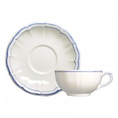 Gien Fayencerie Gien 'Filets Bleus' Fruhstucks-Obertasse 30 cl Gien &quot;Filets Bleus&quot; Чашка для завтрака 300 мл