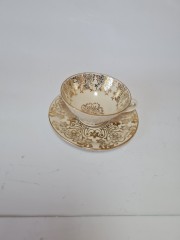 Porzellanfabrik Gareis, Kühnl &amp; Co (GKC), ГКС Фарфоровое чайное трио с позолотой, Германия 1960г.