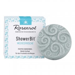 Rosenrot Festes Duschgel ShowerBit Meeresfrische 60g  Твердый гель для душа ShowerBit морская свежесть 60г